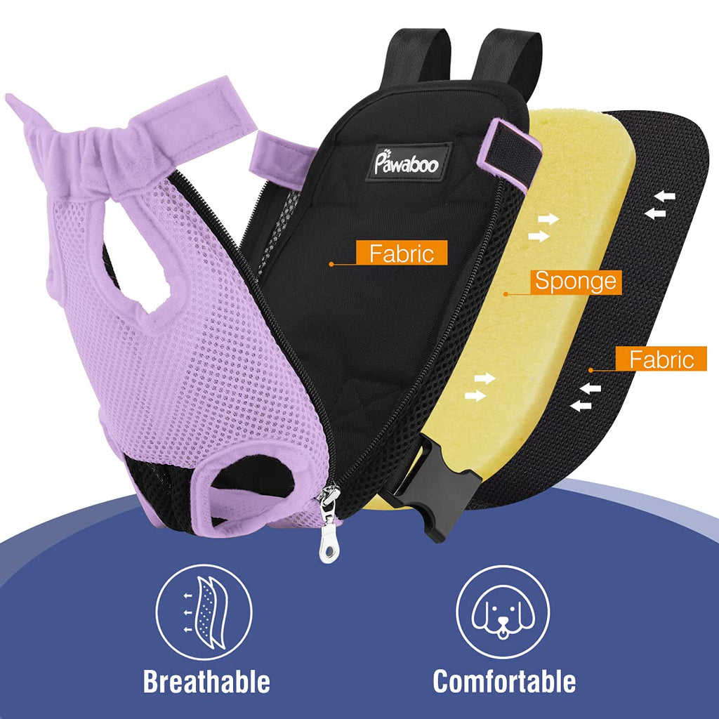 Pawaboo Pet Front Carrier Backpack for Small Medium Dogs