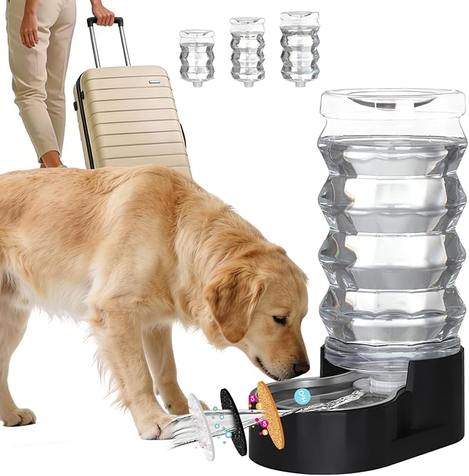 RIZZARI 7L Elevated Dog Water Dispenser:Comfortable Feeding Height