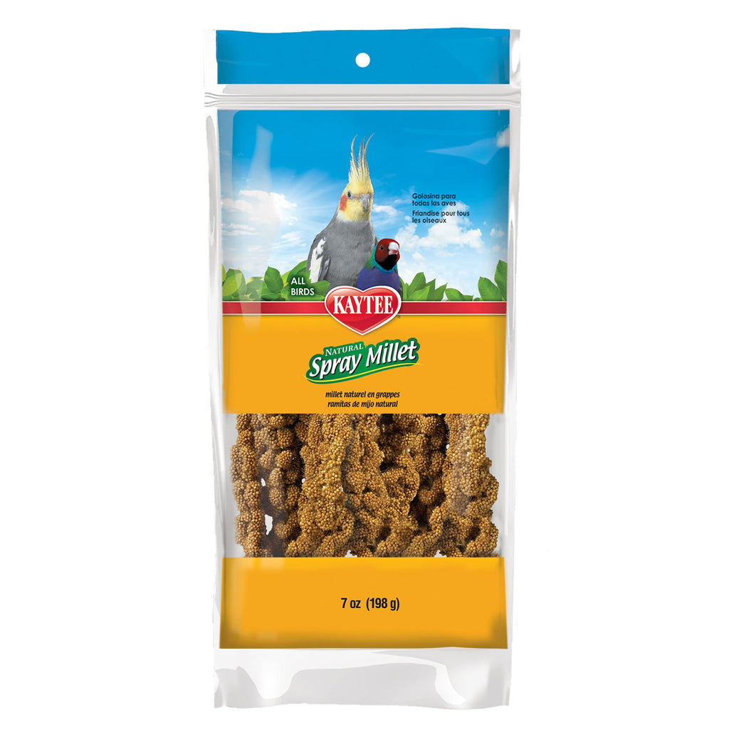 Kaytee Spray Millet Treat for Pet Birds, 7 oz