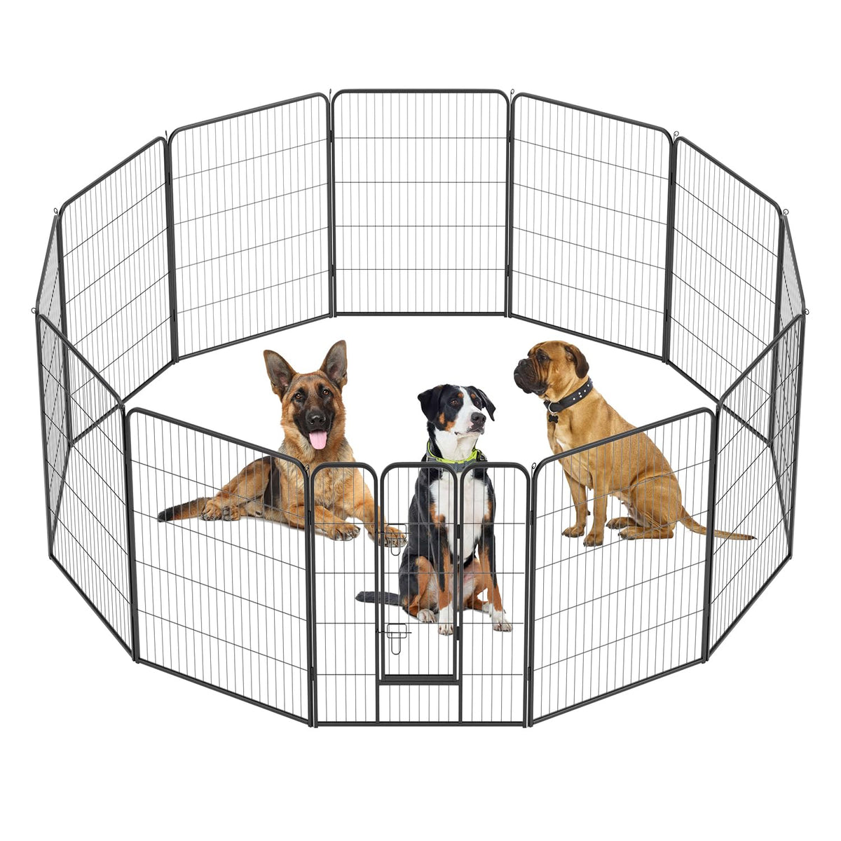 BestPet | Dog Playpen | 40", 12 Panels | Heavy Duty Metal Pet Exercise Pen