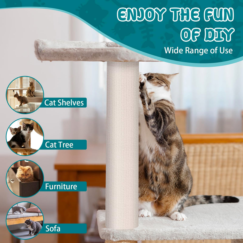 LSGCQ Cat Scratch Mat Self Adhesive Cat Scratch Furniture Protector