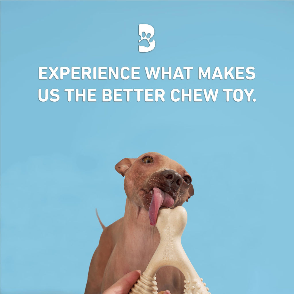 BetterBone - Soft Density - Ideal for Light to Moderate Chewers - All-Natural, Nylon-Free Dog Chew Toys - Non-Toxic, Promotes Dental Health, Splinter-Resistant, Sustainably Made