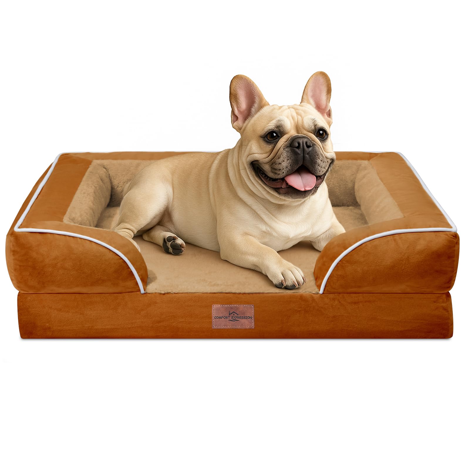 Comfort Expression Waterproof Orthopedic Dog Beds for Extra Large Dog — 30.0"L x 20.0"W x 7.0"Th