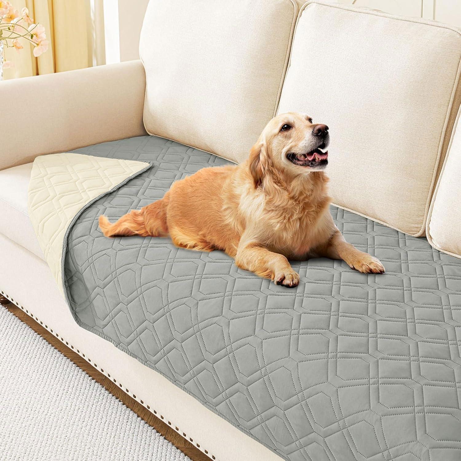 hyha Waterproof Dog Bed Blanket - Soft Pet Blanket & Sofa Cover for Dogs