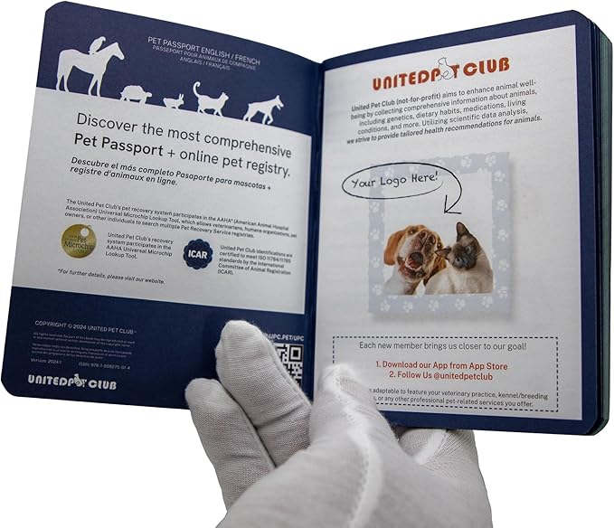 Color Premium PU Leather stitch-sewn US Pet Passport Medical Record for Pet Health and Vaccination English + Spanish for Cat, Dog, Puppy and Kitten (Lime, Single)