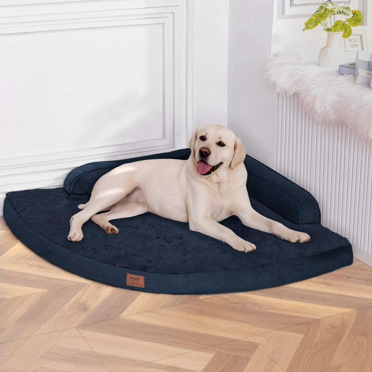 MEKIY Jumbo Orthopedic Waterproof Dog Bed with Sides for Extra Large Dogs
