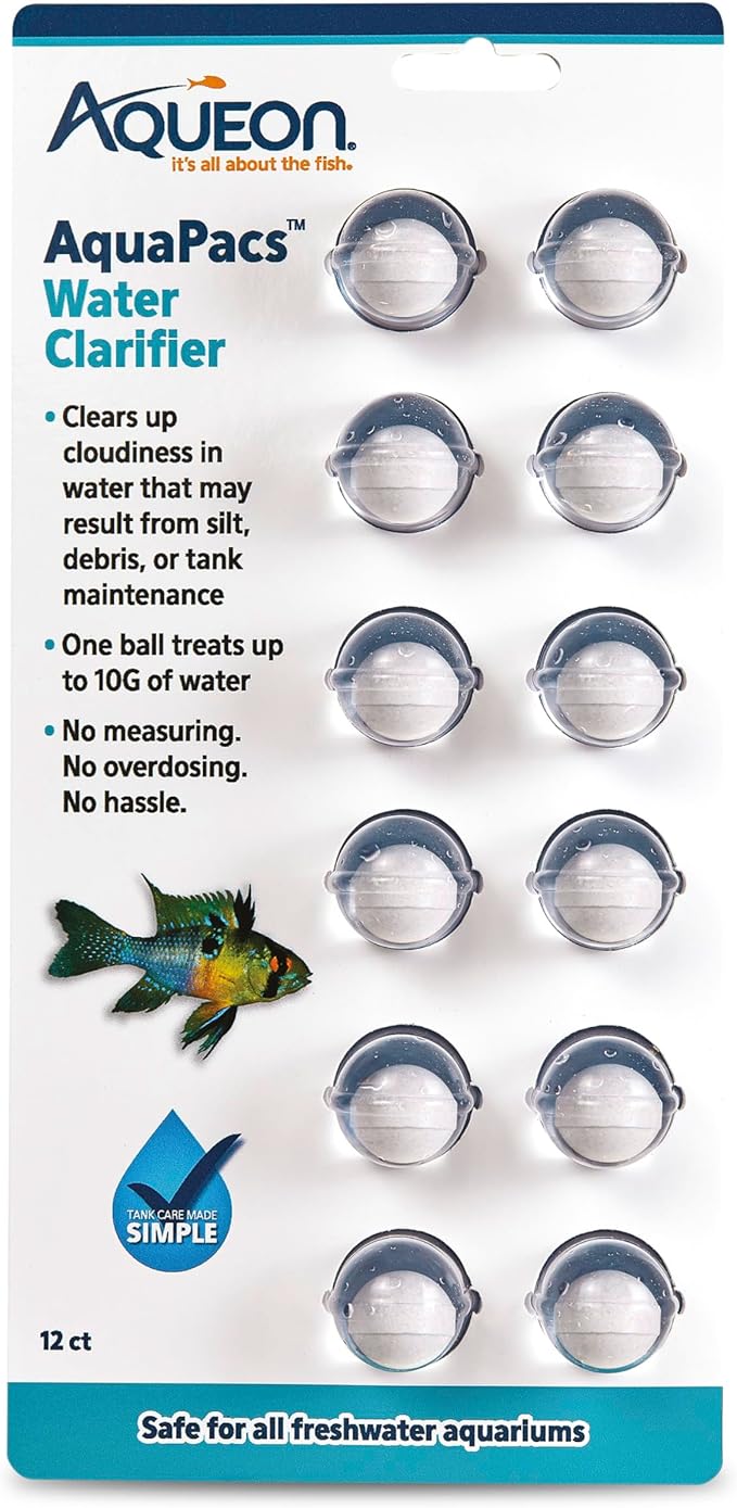 Aqueon AquaPacs Sludge Remover 12 Pack, 10 Gallon