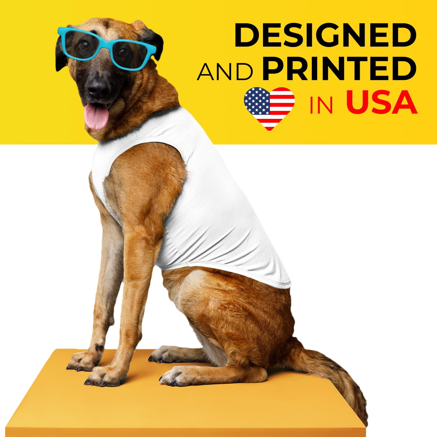 Apparelyn Custom Dog Shirt Design – Dog T-Shirt with Logo, Text or Image Print Custom Clothes for Dogs