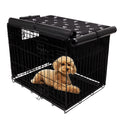 Pet Prime Dog Crate Cover for Wire Cages 24 30 36 42 48 Inch Outdoor Pet Kennel Cover Machine Wash & Dry (Cover Only) (36 Inch Crate Cover (36"x23"x25"))