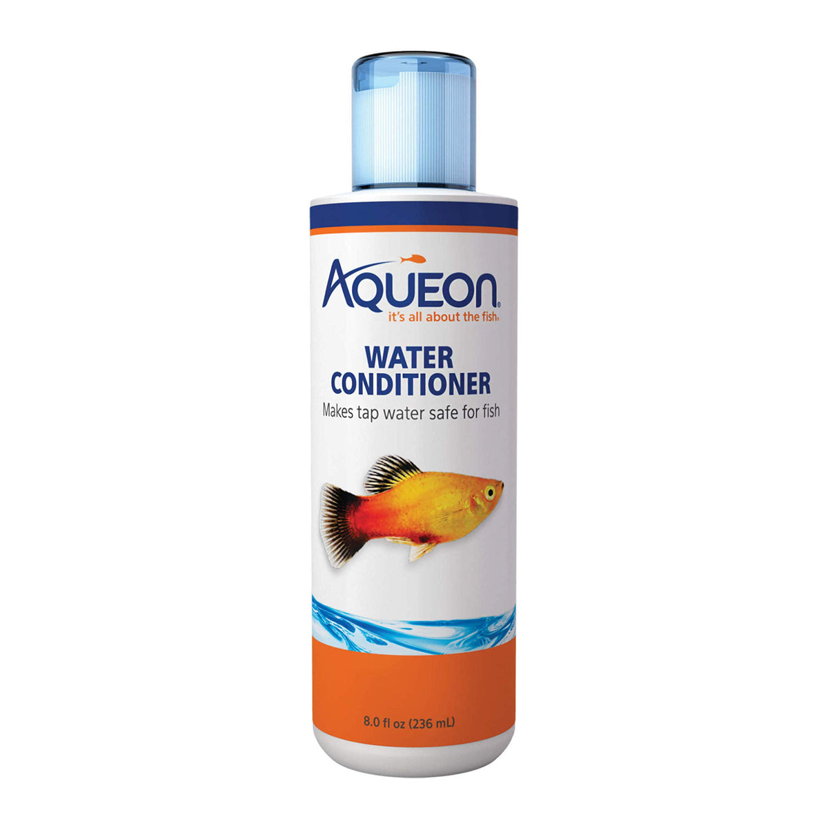 Aqueon Fish Tank Water Conditioner Bottle, 8 Oz