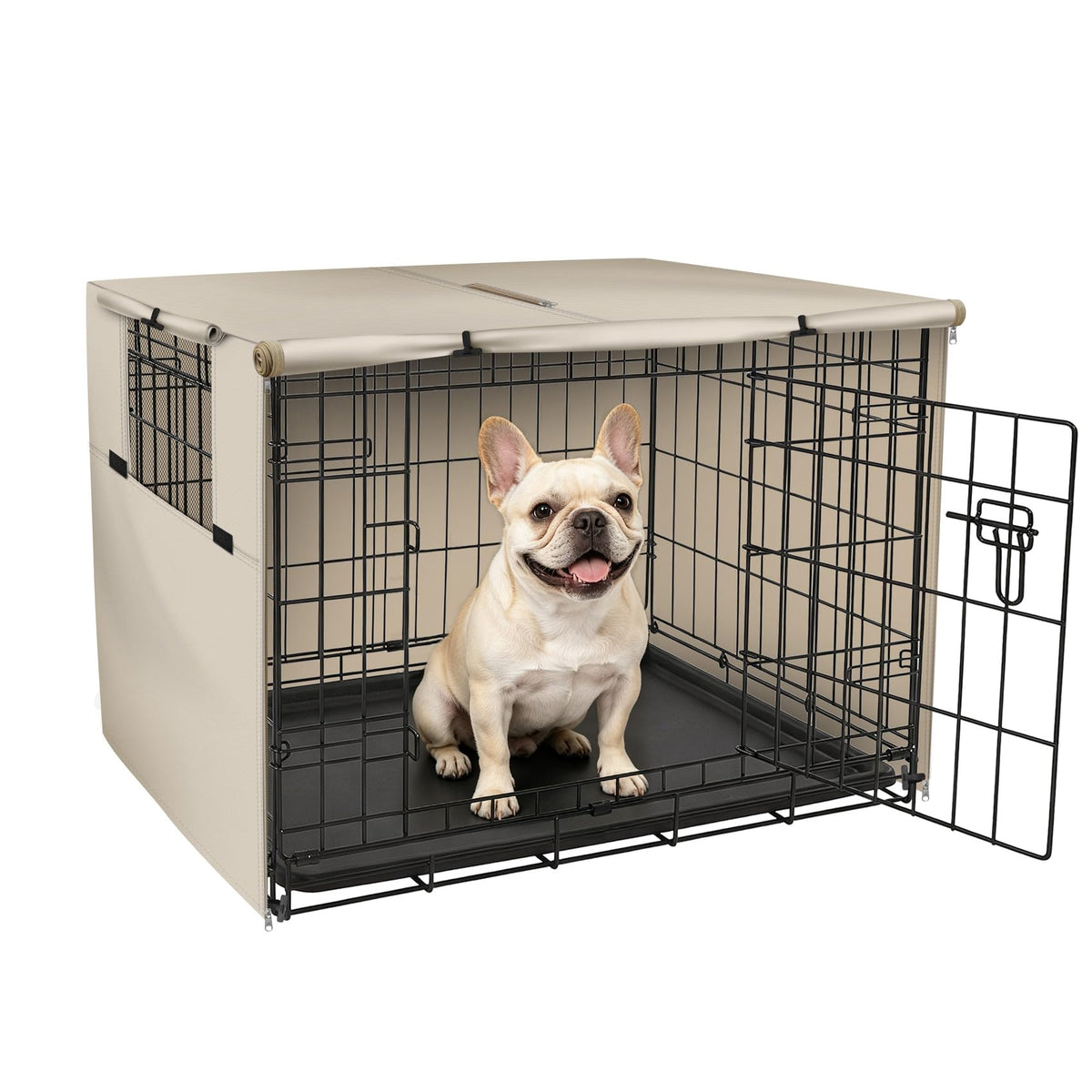 Explore Land Dog Crate Cover, 36 inches, Grey