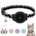 AirTag Cat Collars, Stretchy Collar with AirTag Holder and Bell