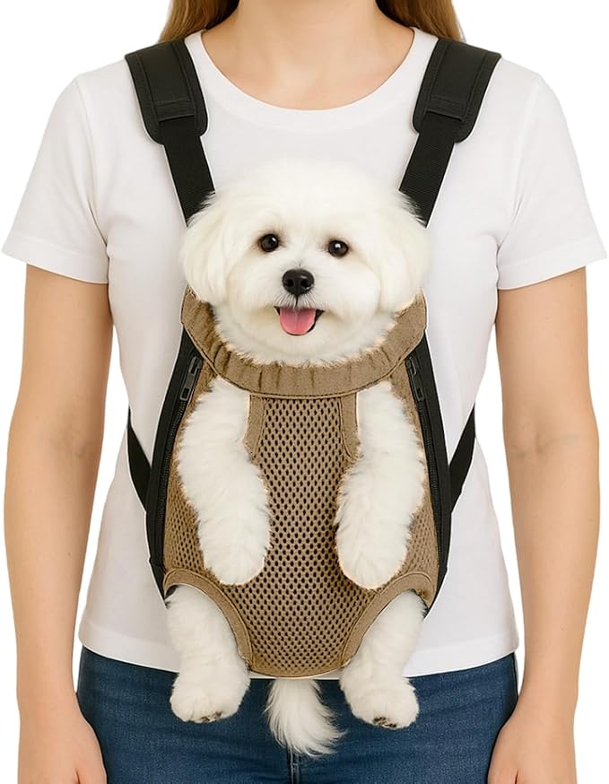Mosago Dog Backpack Carrier, Front Chest Carrier for Small Dogs 2.5-4 lbs
