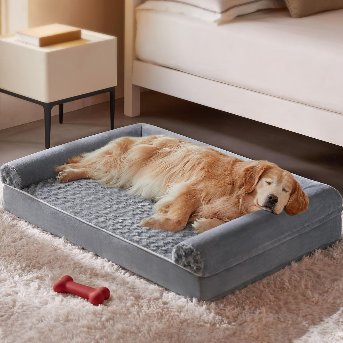BFPETHOME Orthopedic Washable XLarge Dog Bed for Senior Dog Cozy Sleep