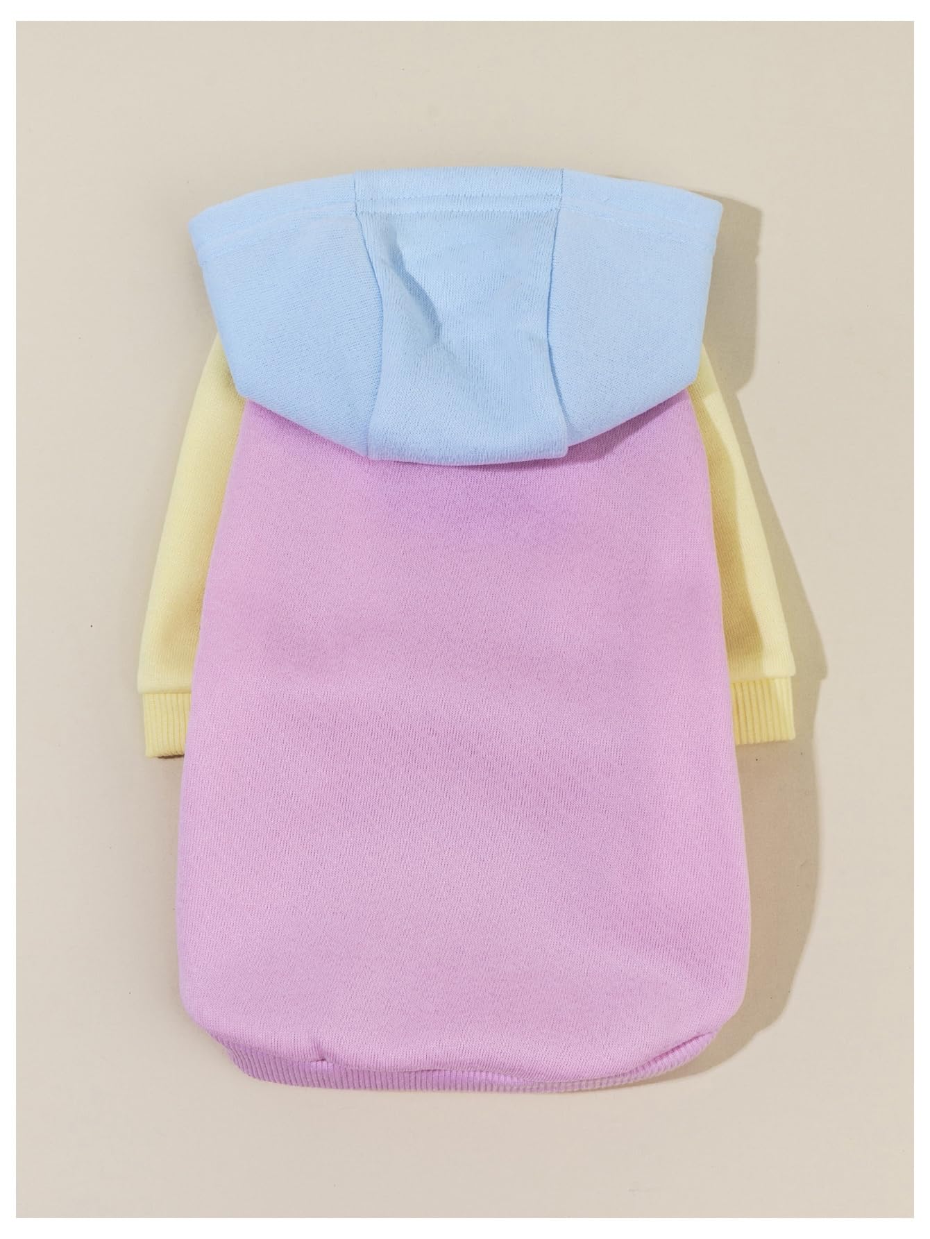 QWINEE Basic Dog Hoodie Sweatshirt Puppy Sweater Warm Cat Costumes Pet Clothes for Chihuahua Puppy Kitten Small Medium Dogs Pink Medium