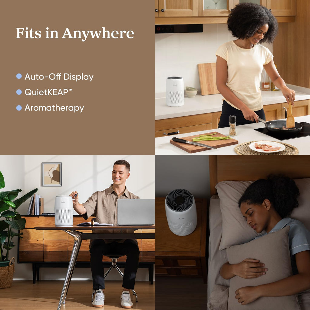 Levoit Air Purifiers for Bedroom Home Pets Dorm Room, Small Air Purifiers