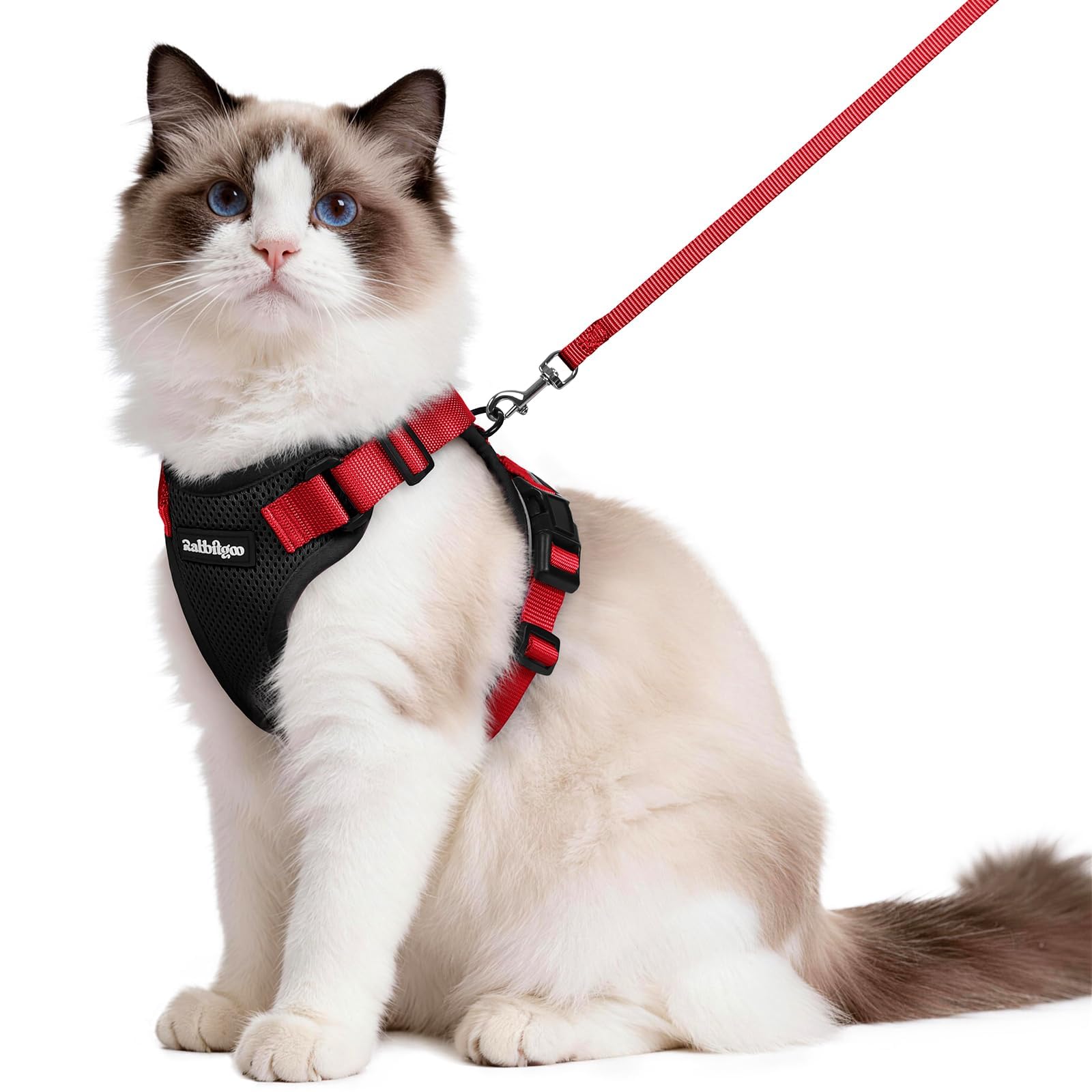 rabbitgoo Cat Harness and Leash Set, Escape Proof Vest, Emerald