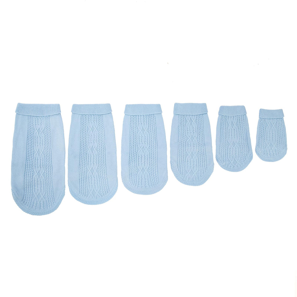 Jnancun Cat Sweater Stretchy,19 Colors,6 Sizes,Snug Winter (Blue, X-Small, Vest)