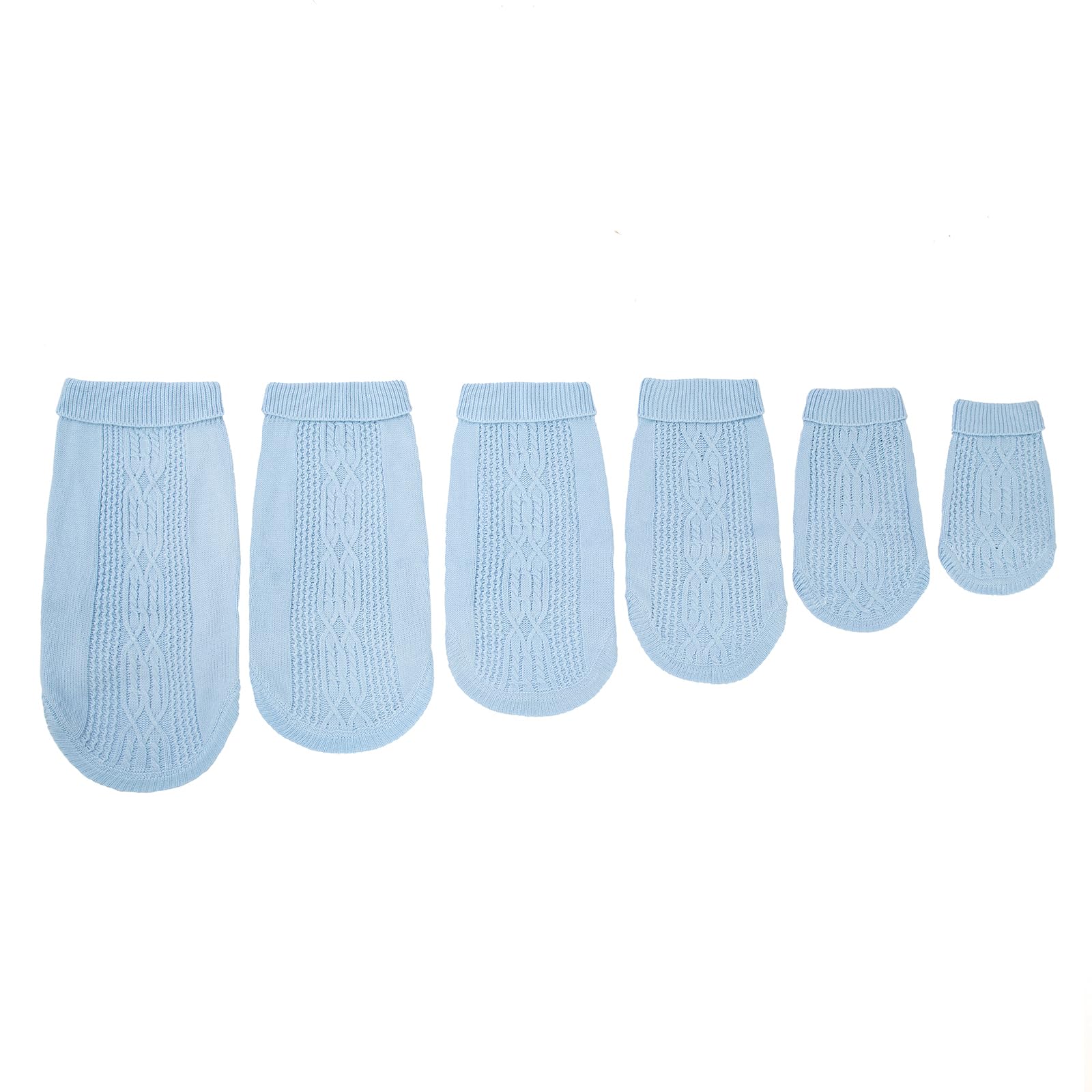 Jnancun Cat Sweater Stretchy,19 Colors,6 Sizes,Snug Winter (Blue, X-Small, Vest)