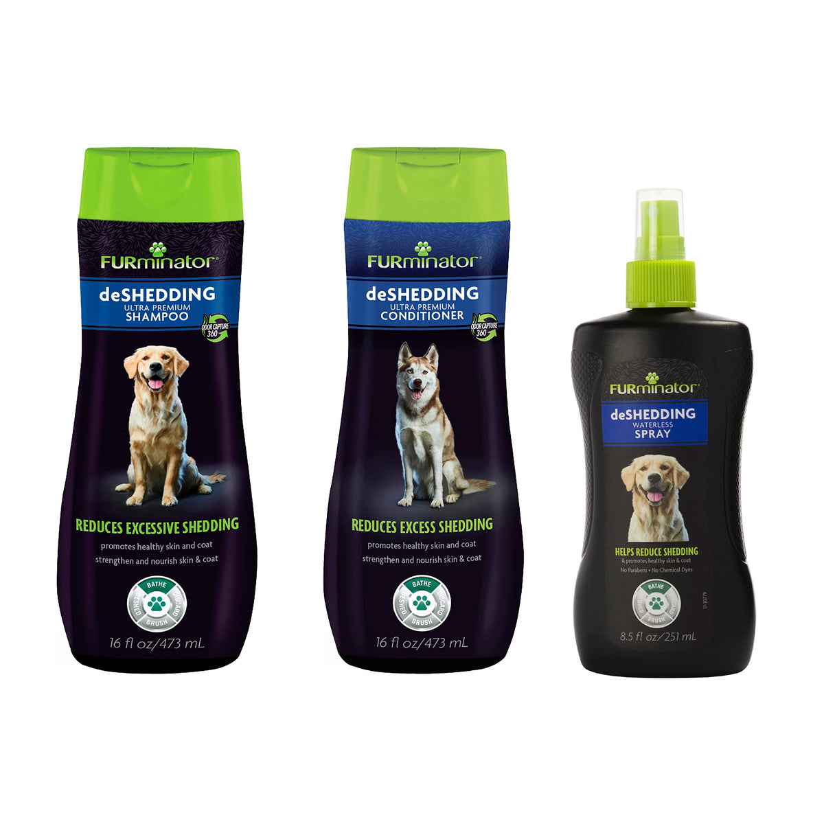 FURminator Ultra Premium deShedding Shampoo for Dogs, 1 gal