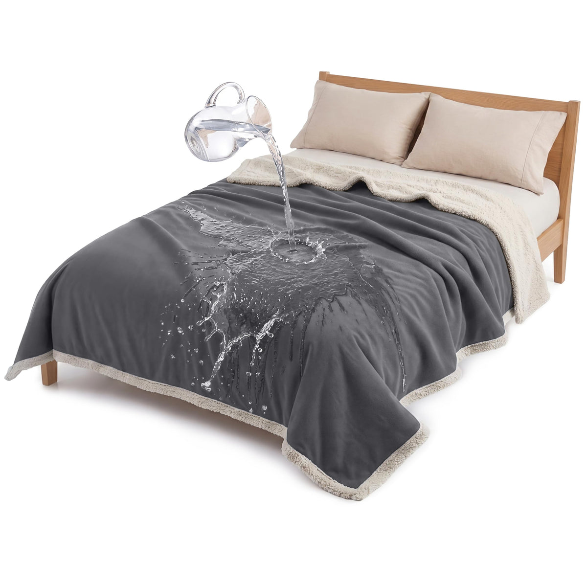 Kritter Planet Waterproof Reversible Pet Blanket for Dogs and Cats