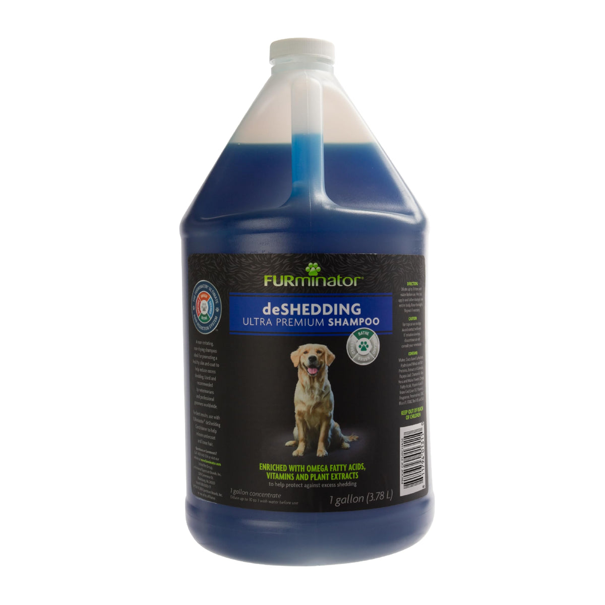 FURminator Ultra Premium deShedding Shampoo for Dogs, 1 gal