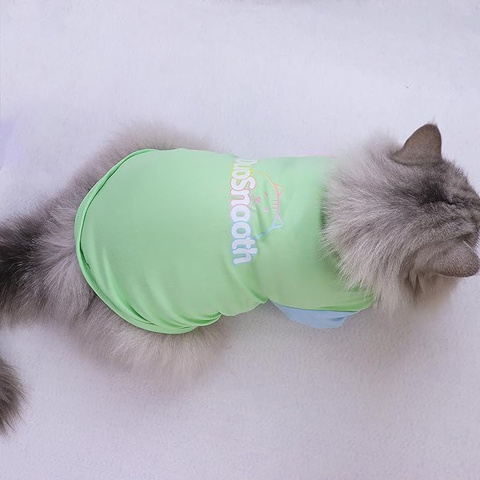 Custom Dog Shirt,Personalized Pet Apparel with Name Text Photo Image,Lightweight Breathable Puppy Kitten Cotton Vest for Small Medium Large Dogs Cats,Puppy Gift (Dopamine Blue, Large)