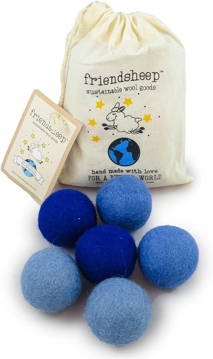 Friendsheep Eco Wool Pet Toy Ball - Cat, Ferret, Small Dog - Fair Trade, Handmade in Nepal, Eco-Friendly - 100% Wool