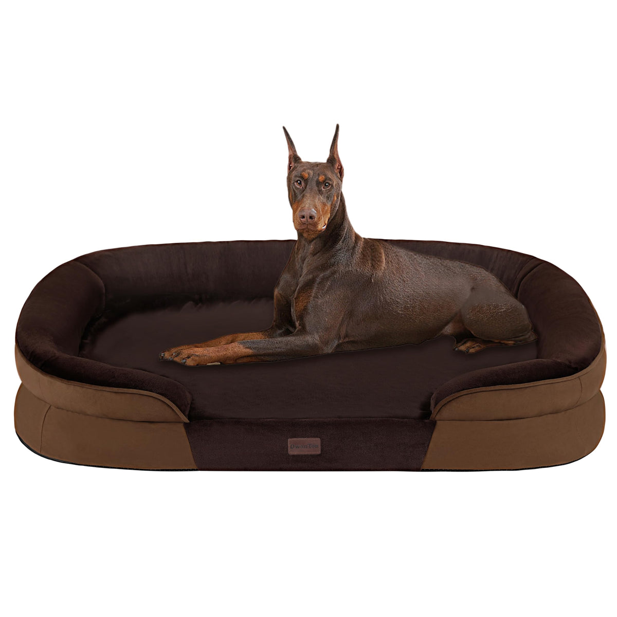 Dwanton Orthopedic Waterproof X-Large Dog Bed Sofa, Gel Memory Foam, 45"
