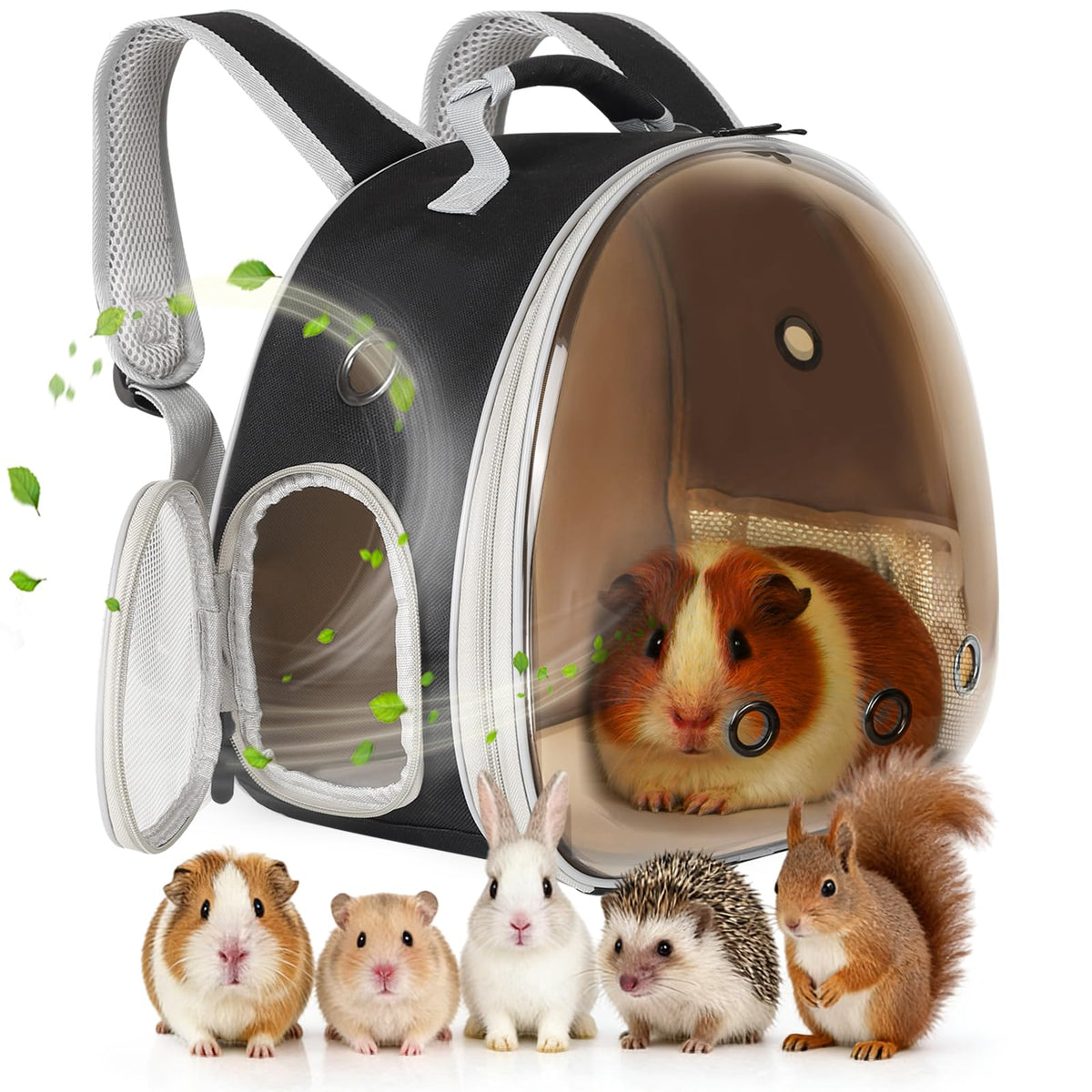 Guinea Pig Carrier, Small Animal Bird Rabbit Turtle Carrier Bag, African Hedgehog Portable Travel Carrier Outdoor Hangbag, Bird Rabbit Guinea Pig Squirrel Carrier