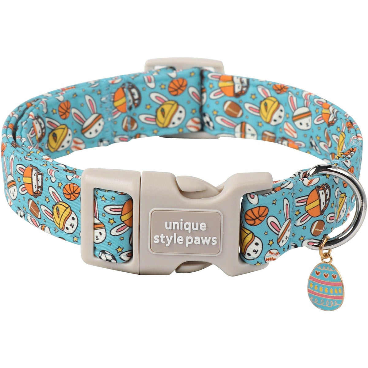 Unique style paws Dog Collar Metal Buckle Painting Banana Leaves Collar Gift Durable Cute Collar for Small Medium Large Boys Girls Dogs