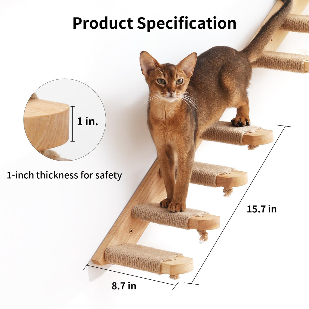 FUKUMARU Cat Climbing Shelf Wall Mounted, Small