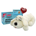Snuggle Puppy Junior Heartbeat Toy, Calming Comfort, Small Breeds - Cream