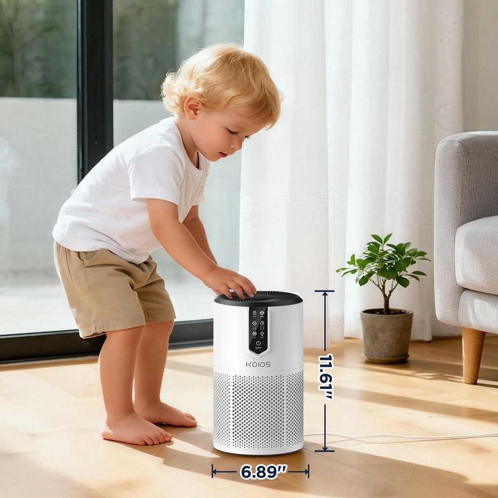 KOIOS Air Purifiers for Bedroom, 1300Ft², H13 HEPA Air Purifiers for Home