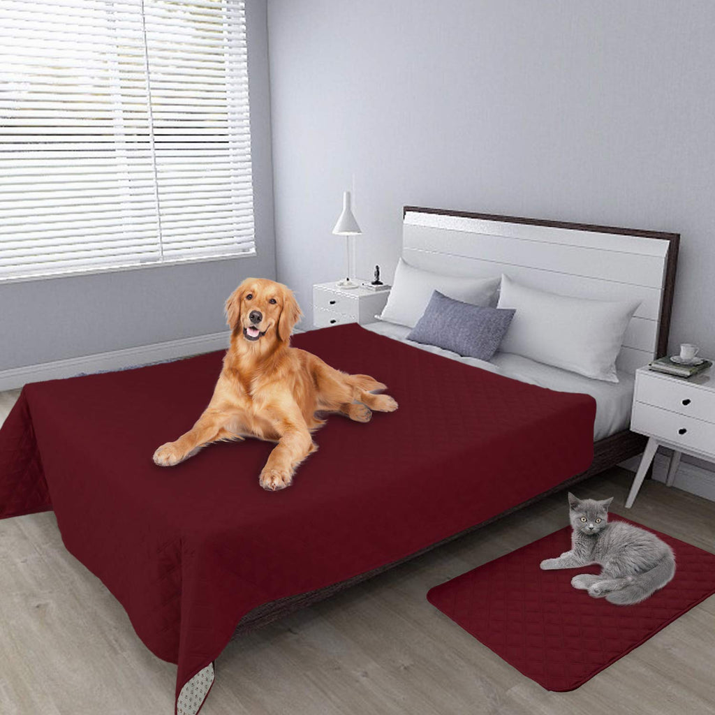 Easy-Going Waterproof Dog Bed Cover, Non-Slip Pet Blanket, 120x82in