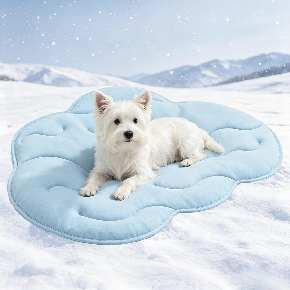 BECEMURU Cooling Mat for Large Dogs, Q-Max＞0.46 Thick Breathable Crate Pad