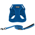 Best Pet Supplies Voyager Step-in Air All Weather Mesh Harness and Reflective Dog 5ft Leash Combo with Neoprene Handle, for Small, Medium and Large Breed Puppies - Royal Blue, Medium