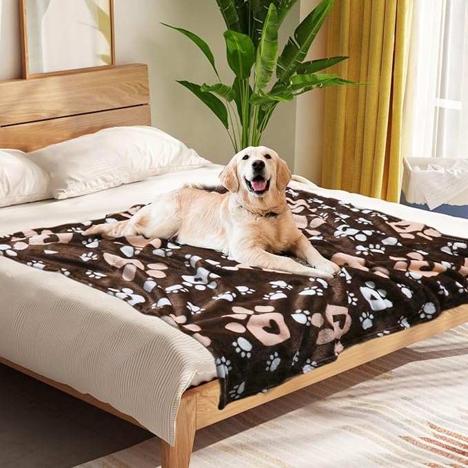 Gowyeg Small Dog Blanket, Soft Puppy & Cat Flannel