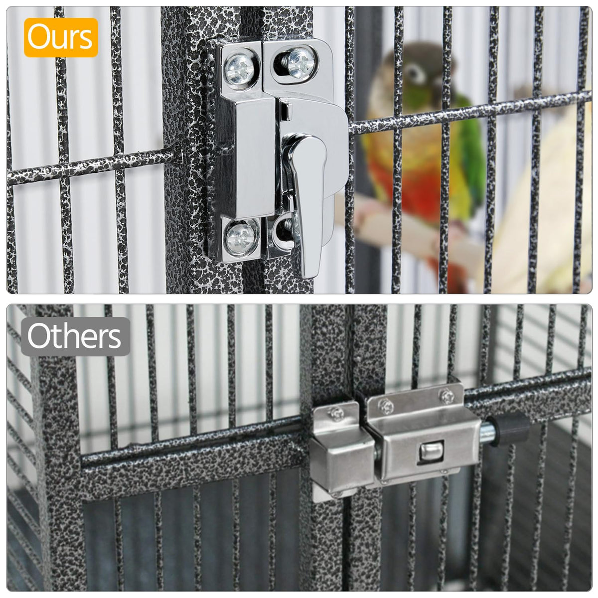 Yaheetech 69" Large Bird Cage, Rolling Parrot Cage for Parakeets Cockatiels