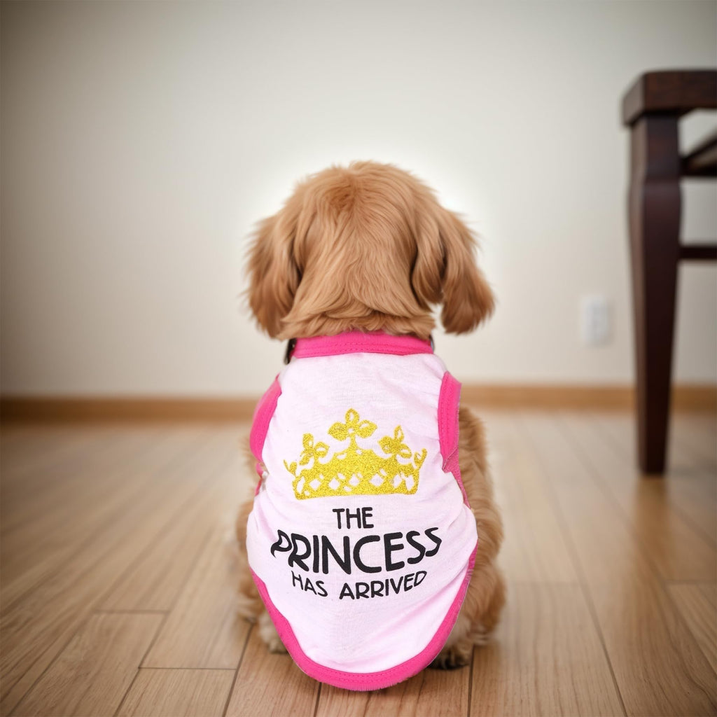 Pistha 4 Pack Dog Shirts Summer Printed Puppy Clothes Cute Sleeveless Pet T Shirts Dog Clothes for Small Medium Dogs Cats Girl(L)