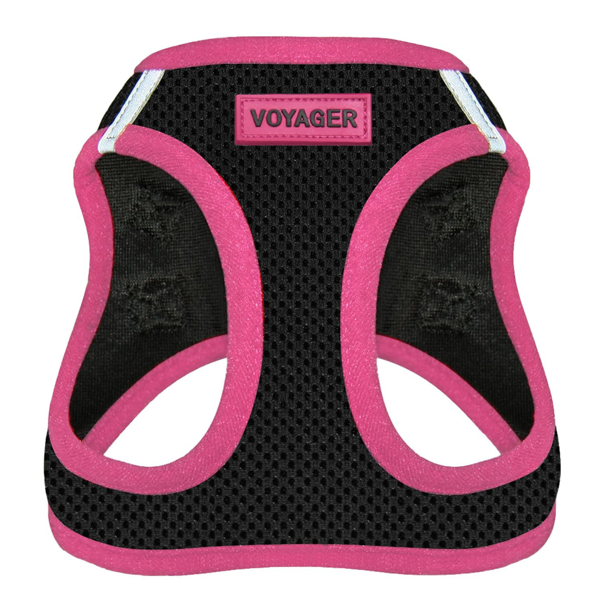 Voyager Step-in Air Dog Vest Harness - Black/Black Trim, Medium