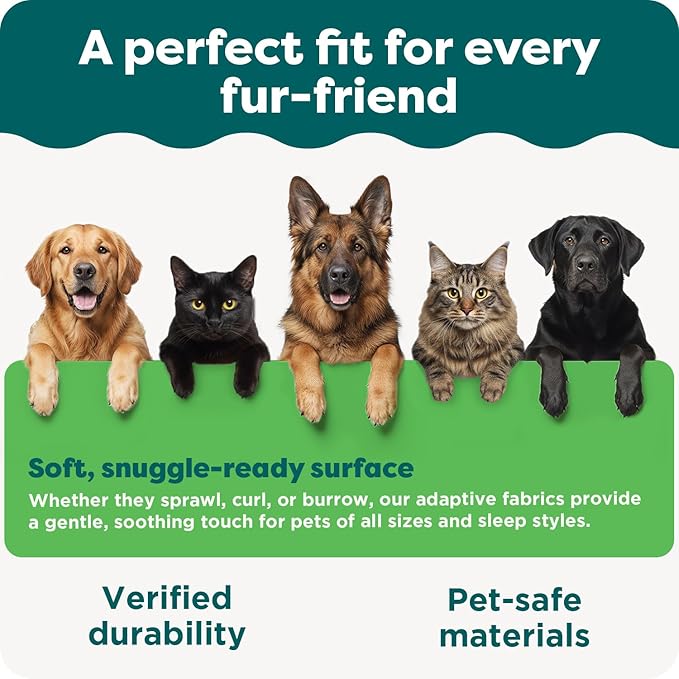 Furhaven Orthopedic Dog Bed for Large Dogs w/ Removable Bolsters & Washable Cover, For Dogs Up to 125 lbs - Plush & Velvet L Shaped Chaise - Sable Brown, Jumbo Plus/XXL