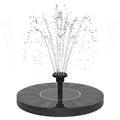 SHANCHAHUA Solar Fountain, 1.5W Solar Bird Bath Fountains Pump Floating Solar Powered Water Fountain with 6 Nozzles and Fixer, Solar Fountain for Bird Bath, Outdoors, Garden, Pond, Pool