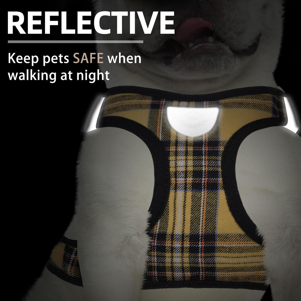 PUPTECK Dog Harness, Collar and Leash Set No Pull for Small Medium Sized