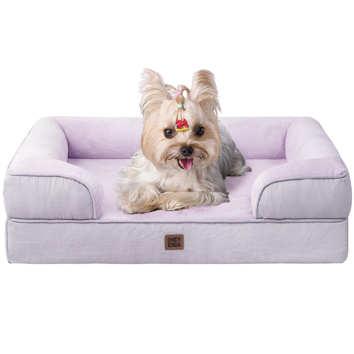 EHEYCIGA Orthopedic Small Dog Bed, Waterproof Memory Foam Washable Pet Beds