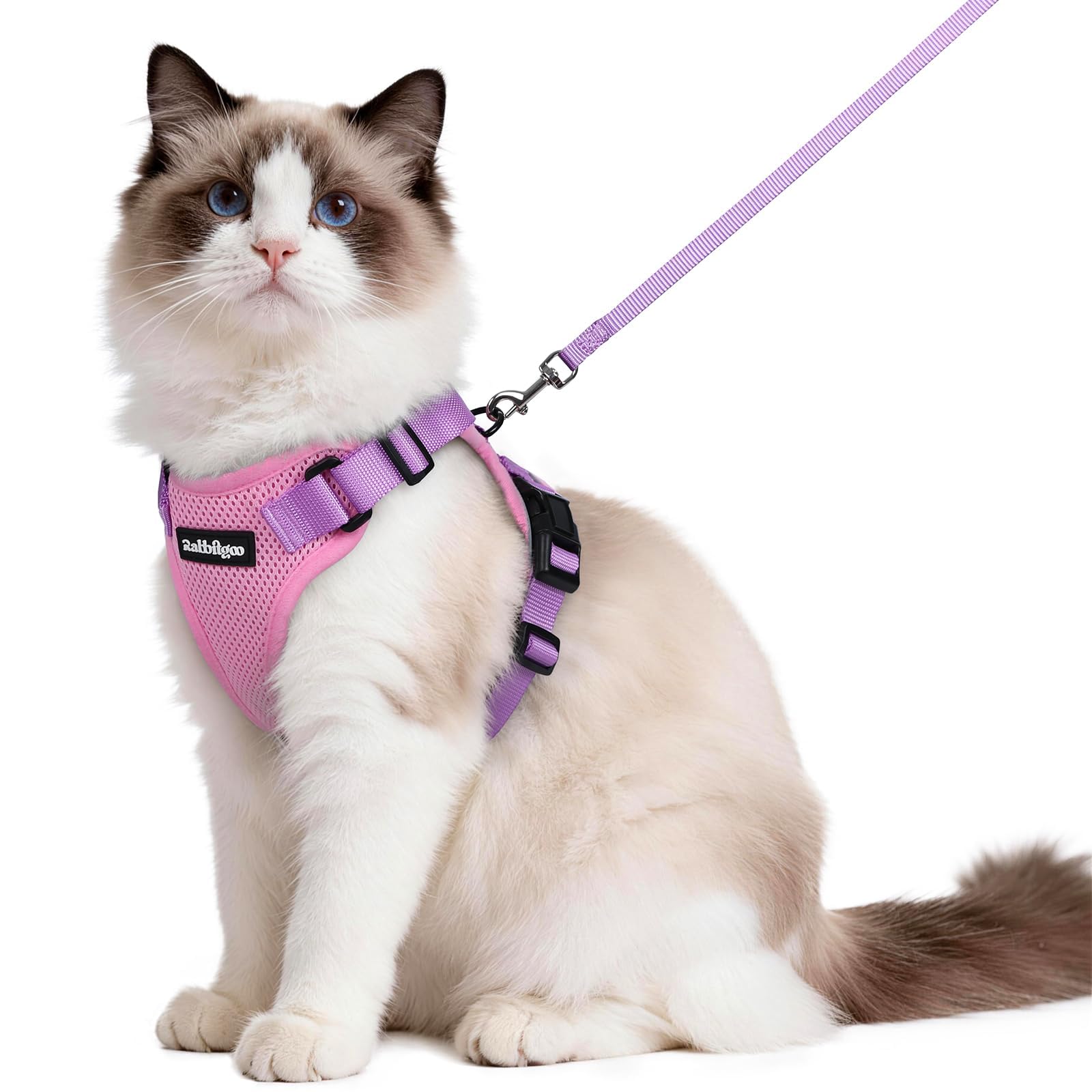 rabbitgoo Cat Harness and Leash Set, Escape Proof Vest, Emerald