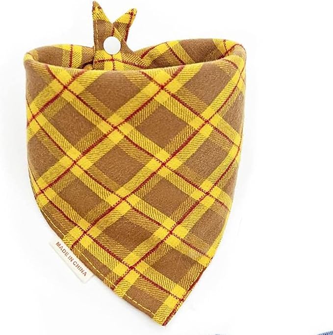 Dog Bandana(Midnight Lagoon Plaid L)