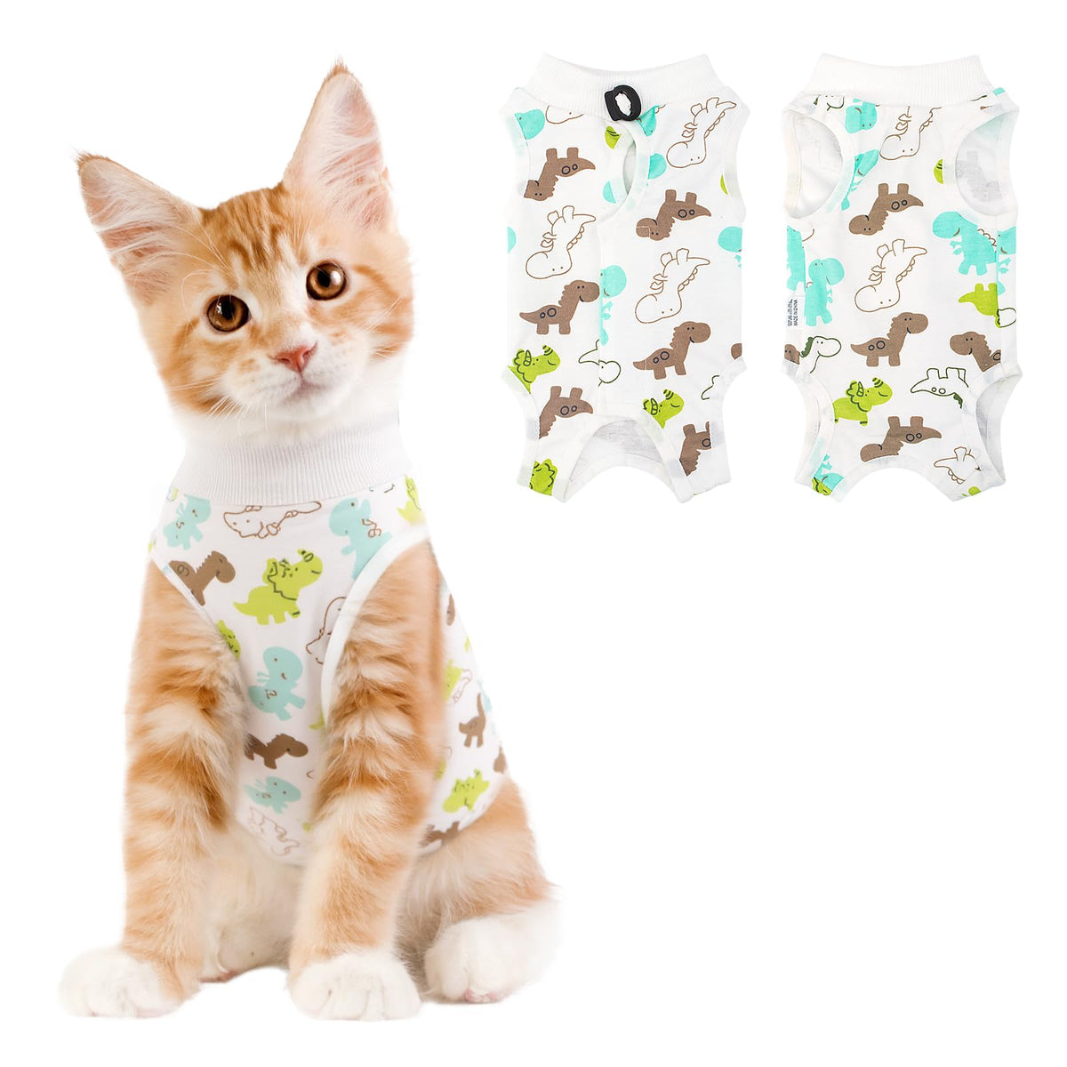 Coppthinktu Cat Recovery Suit Female Cat Onesie After Surgery Anti Licking