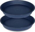 2 Pack of Bird Bath Bowl 12", 1.6" Depth, 10 12 inch Birdbath Bowls Dish Only for The Garden, Large Plant Saucer (12", Blue)