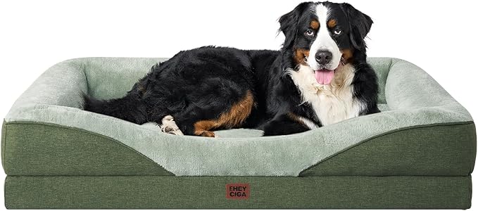 EHEYCIGA Orthopedic XL Dog Bed for Large Dog, Memory Foam Dog Couch